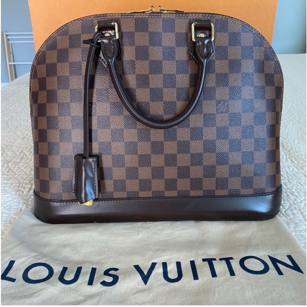 Authentic Louis Vuitton Alma MM Damier Abene